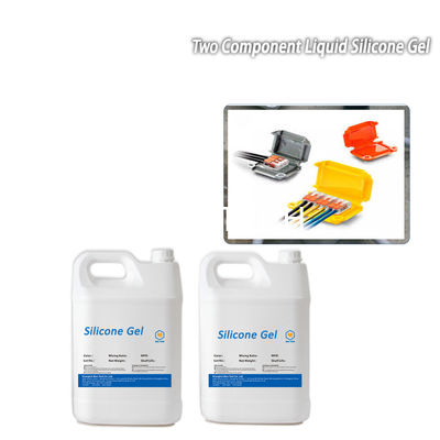 6707high hardness electrical insulation Blue waterproof cable junction box silicoen gel sealant glue