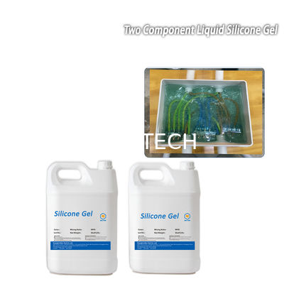 6707high hardness electrical insulation Blue waterproof cable junction box silicoen gel sealant glue