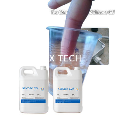 high temperature electrical insulation Clear Hard waterproof cable junction box silicoen gel