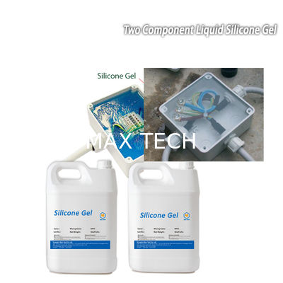 high temperature electrical insulation Clear Hard waterproof cable junction box silicoen gel
