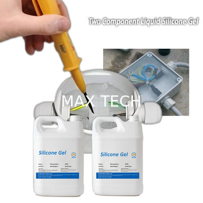 high temperature electrical insulation Clear Hard waterproof cable junction box silicoen gel