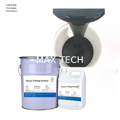 Two-component High Hardness Black Epoxy Resin Potting Adhesive Electronic Devices Electronic Components Epoxy Resin Potting
