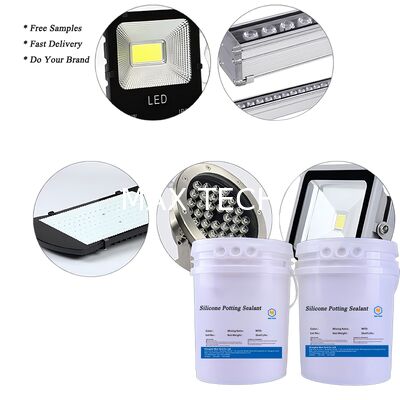 Two-Component 2.0~3.0W/Mk Power Supply PCB CPU New Energy Sealing Potting Compound Electronic Components Silicone Ab Glue