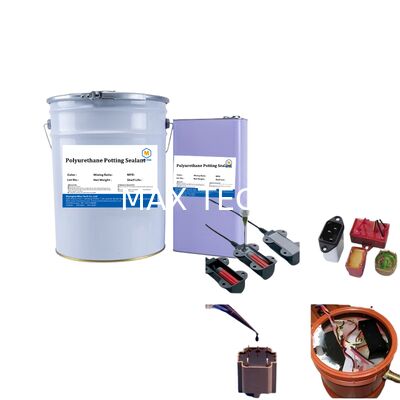 High Thermal Conductivity White PU Potting Adhesive for PCB/LED - Waterproof, Shockproof, Fast Curing Sealant