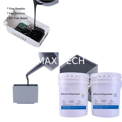 2.0 W/MK Electronic Potting Two Component Glue Silicone Potting Compound for Energy Storage Battery Module Supply