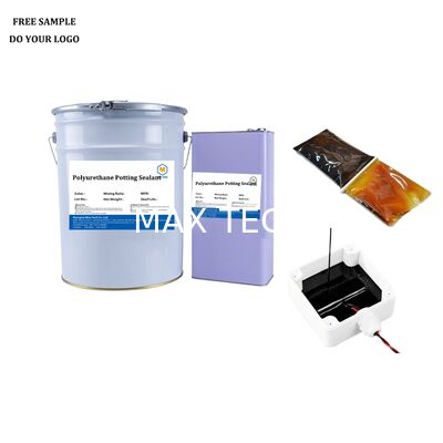 High Thermal Conductivity White PU Potting Adhesive for PCB/LED - Waterproof, Shockproof, Fast Curing Sealant