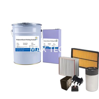 High Thermal Conductivity White PU Potting Adhesive for PCB/LED - Waterproof, Shockproof, Fast Curing Sealant
