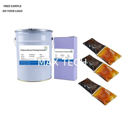 High Thermal Conductivity White PU Potting Adhesive for PCB/LED - Waterproof, Shockproof, Fast Curing Sealant