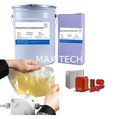 Two Component Transparent Waterproof IP68 Dielectric Insulating Liquid PU Potting for Electronics PCB LED